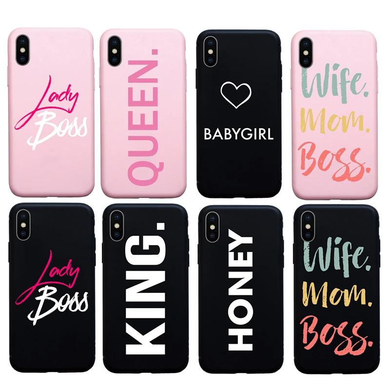 

Fashion Simple Lady Girl MOM Soft Silicon case For iphone 6 6s Plus 7 Plus 8 Plus X XS Max XR Phone Cover Funda Coque Cases