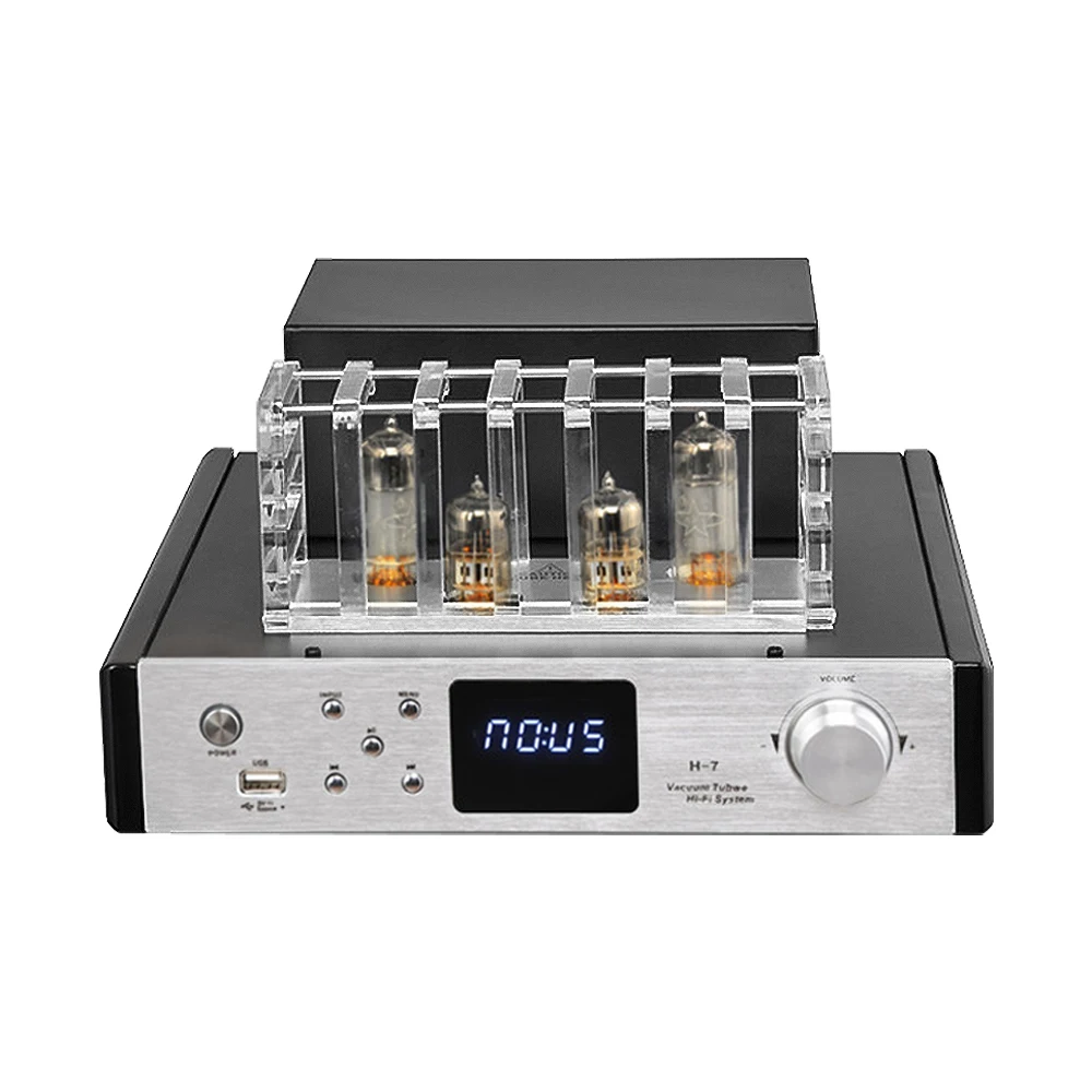 AIYIMA HIFI 6N13 6F1 трубка усилитель мощности 2 1 каналов Bluetooth 4 0 100Wx2 аудио трубчатый с