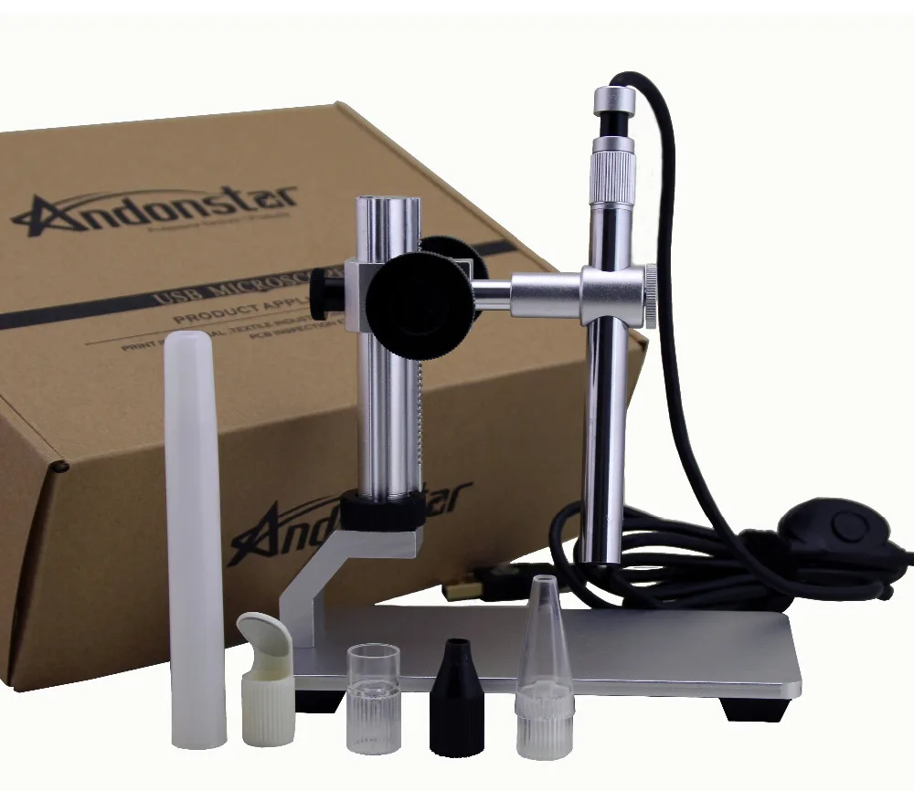 Andonstar 1-500x увеличение портативный цифровой USB микроскоп Эндоскоп промышленный, здоровье, коллекции, PCB осмотр