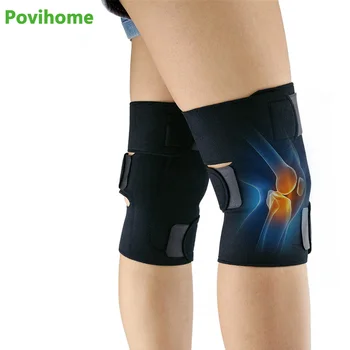 

1pair Massager Tourmaline Self-Heating Knee Leggings Brace Support Magnetic Therapy Knee Pads Adjustable Knee Health Care Z700