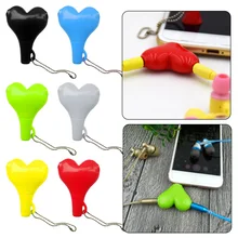 3,5 мм Стерео Аудио гарнитура в форме сердца Разветвитель для наушников для пары Соединительный адаптер для мобильного телефона MP3 MP4