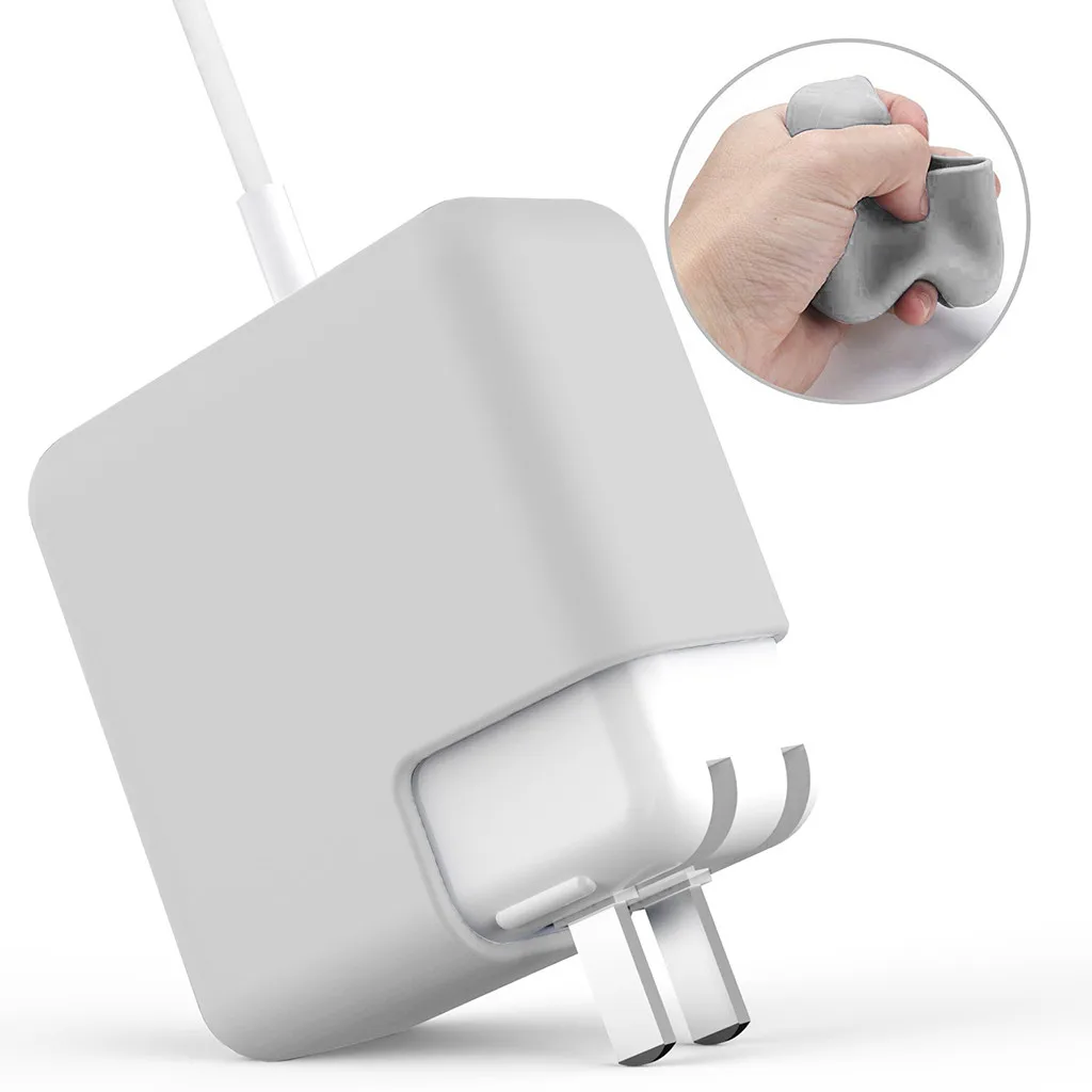 Носимые устройства мягкий силикагель ударопрочный зарядное устройство протектор чехол для iMacbook air/pro дропшиппинг