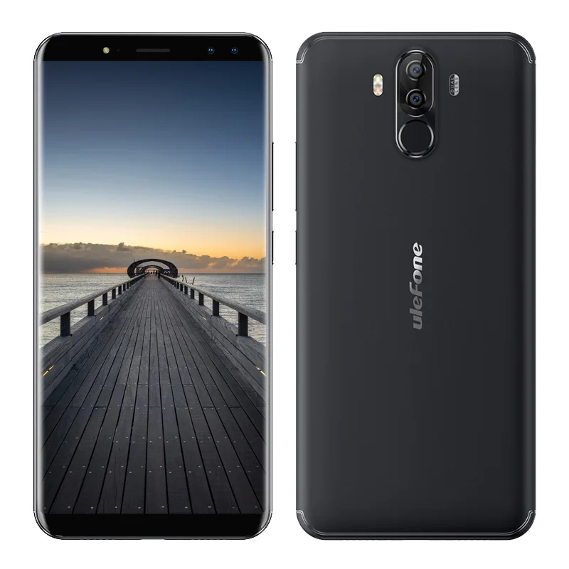 Смартфон Ulefone power 3 4G LTE, 6 дюймов, 18:9, полный экран, распознавание лица, Восьмиядерный процессор MTK6763, 6 ГБ ОЗУ, 64 Гб ПЗУ, Android 7,0, 6080 мА/ч, 16,0 Мп - Цвет: Black