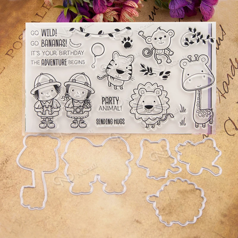 

NCraft Clear Stamps Cutting Dies N1285 Scrapbook Paper Craft Clear stamp scrapbooking