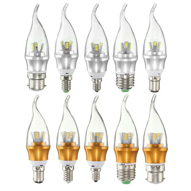 LED Light Bulb E12 E14 E27 B22 B15 3W 6W 2835 SMD Lamp Chandelier ... LED Light Bulb E12 E14 E27 B22 B15 3W 6W 2835 SMD Lamp Chandelier ...