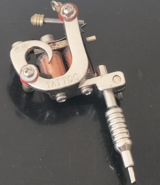 

10Pcs Alloy Mini Tattoo Machine Pendant with Real Coils Necklace Tattoo Supply Keychain As Pendant Ornament Gift Craft