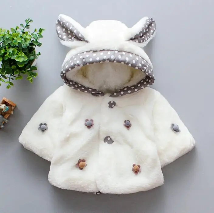 New Spring Autumn Cardigan Infantil Cute Cartoon Shape Clothes Coat Soft Hooded Warm Cloak Infant flowers Jacket