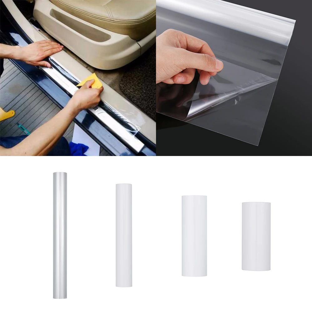 

30*100cm 10*300cm 10*600cm 20*300cm Rhino Leather Skin Car Bumper Hood Paint Protect Sticker Decal Protective Film Vinyl Clear