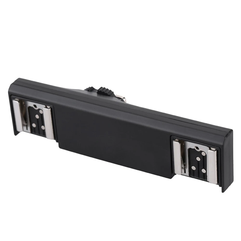 

For TTL Hot Shoe Bracket Dual Flash Light Bracket Mount Splitter for Canon DSLR Camera for Nikon D3200 D5200 D5300 D7000 D7100