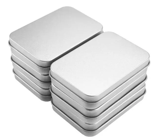 

10pcs Metal Tins Box Set Sealed Jar Jewelry Candy Box Storage Cans Coin Earrings Headphones Gift Box Case Containers