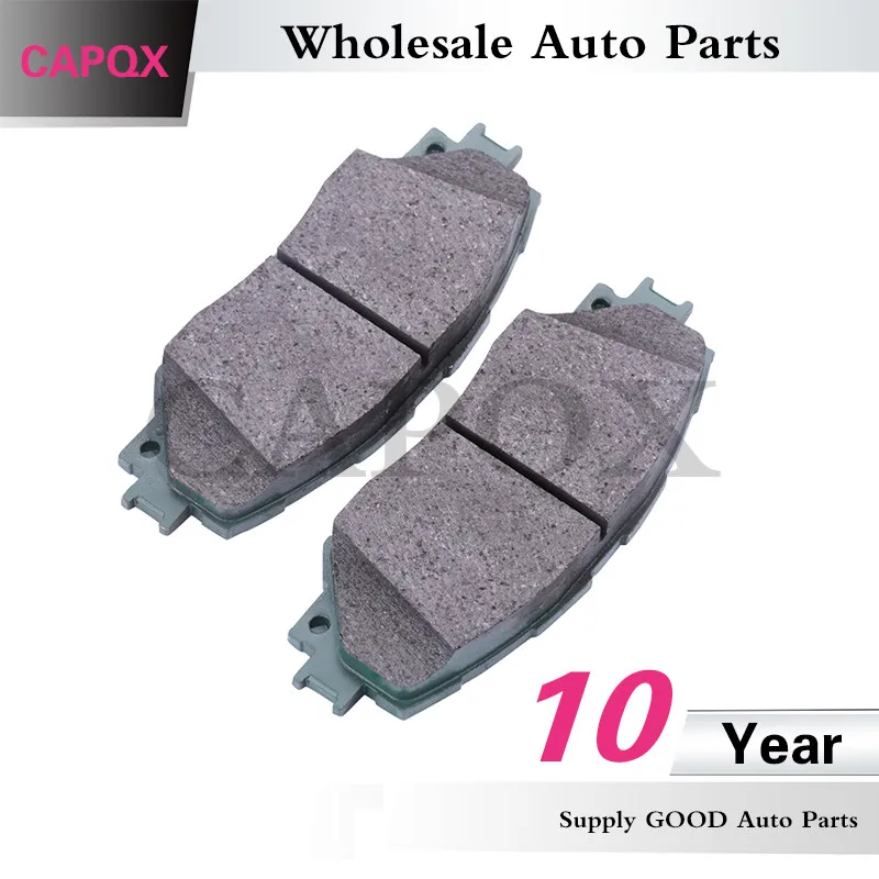 Передние тормозные колодки CAPQX 04465-02220 04465-0R010 04465-02240 для AURIS WISH YARIS SIENTA COROLLA SCION XD SIENTA premium ALLION