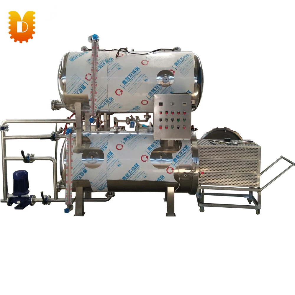 Double deck Electricity High Pressure Food Meat Horizontal