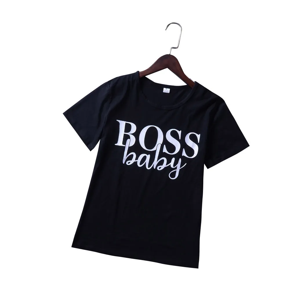 

Family Matching Outfits Children's Clothing Kids Girls Boys Women Mom Daughter Son dad T Shirts Clothes Tee Tops Black clothes