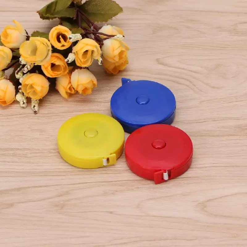 

Multi-color Sewing Retractable Ruler Tape Measure 1.5M 150CM Tailor Seamstress Flexible Sewing Cloth Messure Accessaries