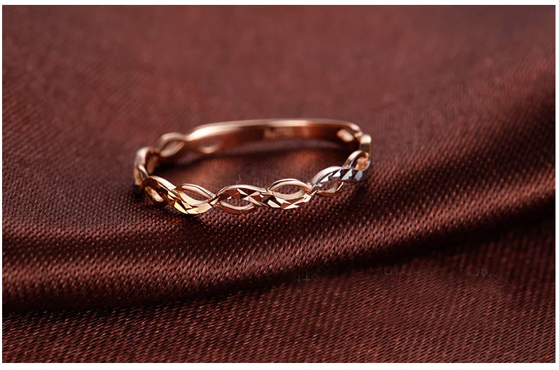 18 К Золотое кольцо цветочный дизайн мода горячая Распродажа для женщин Девушка мисс мать подарок настраиваемый чистый реальный 750