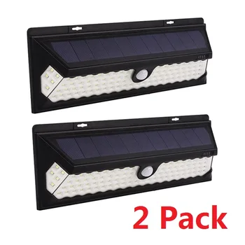 

2 Pack 118 LED Solar Light Lamp Waterproof Motion Sensor Wall Lamp for Outdoor Yard Path Lampe Solaire Exterieur Luces Solares