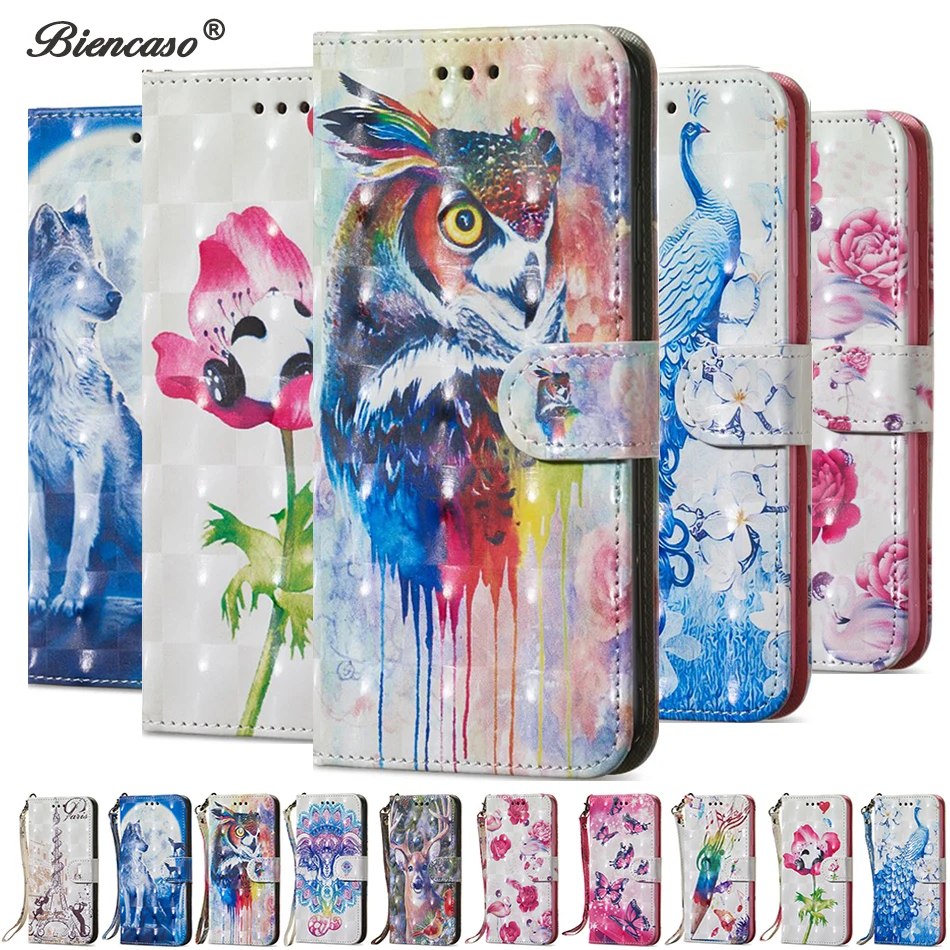 Модный кожаный чехол кошелек для Huawei Honor 7S 7A 7C 8X P Smart 2019 P30 P20 Pro P10 Lite P8 2017 откидная