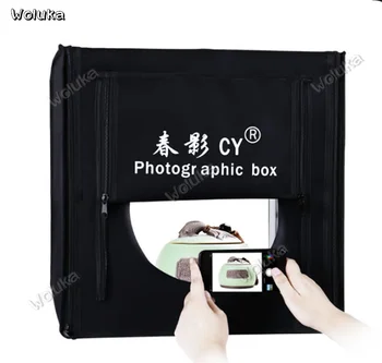 

LED 50cm Studio shooting Fill light mini simple photo box indoor photo Life shooting softBox set CD50 T03