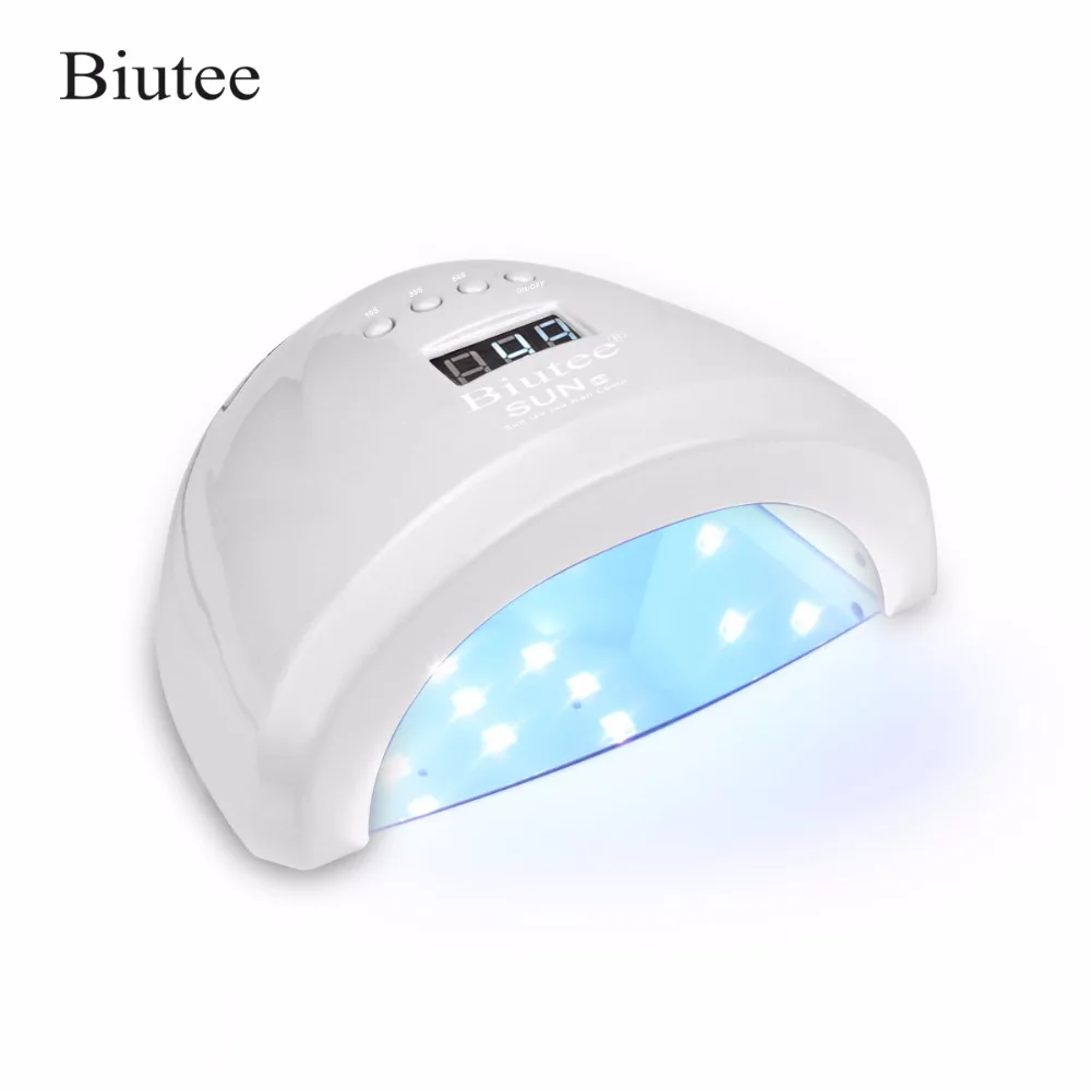 

Biutee 24W/ 48W Nail Dryer 2 In 1 UV LED Nail Lamp Gel Polish Curing Lamp with Timer LCD Display For All Gels DIY Nail Maincure