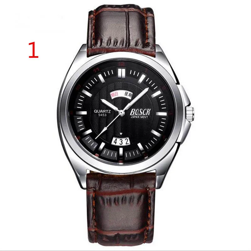 

Watch quartz men's watch luminous 2019 authentic Swiss elderly middle-aged and elderly waterproof atmospheric electron