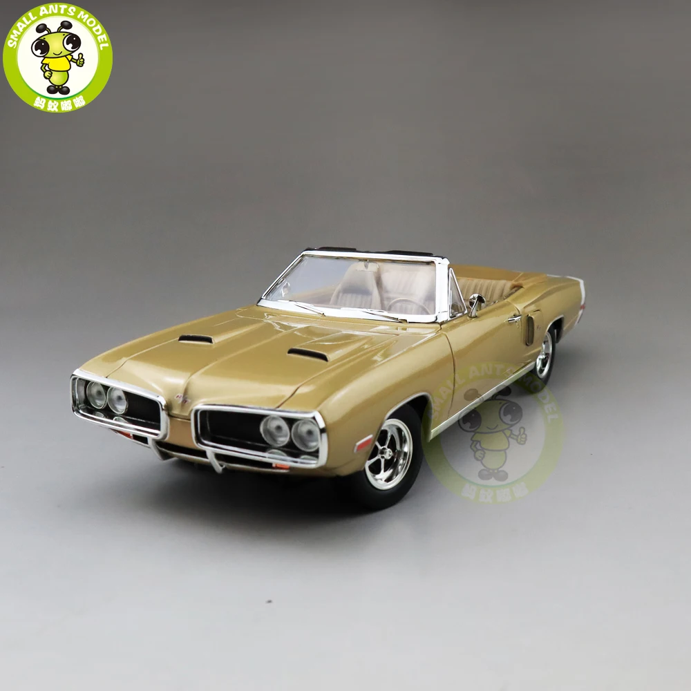 1/18 1970 DODGE CORONET R/T Road Signature литая модель автомобиля игрушки для мальчиков и девочек подарок - Цвет: Gold