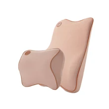 Подголовник автомобиля подушка для шеи автокресло поддержки подушки Впитывающих Влагу памяти материал ХЛОПОК 3-5 секунд медленный отскок успокаивающий