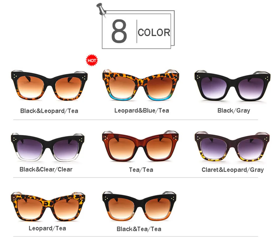 Elbru Безразмерные Винтажные Солнцезащитные очки женские кошачий глаз Роскошные брендовые дизайнерские градиентные цветные Солнцезащитные очки женские UV400 Солнцезащитные очки