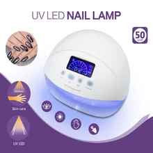 50 Вт Сушилка для ногтей солнца УФ-лампы для ногтей Светодиодный лампа для лечения ногтей УФ маникюр с таймеры LCD для Сушилка для ногтей Гель-лак автоматическим распознаванием