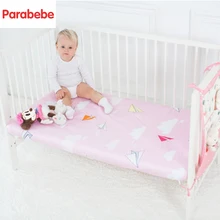 Хлопковое детское постельное белье, экологическая печать и крашение, хлопковые простыни для новорожденных