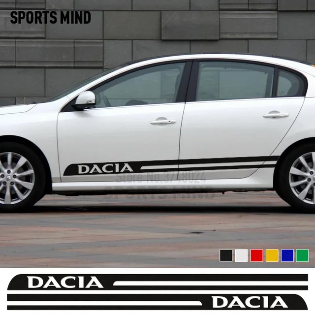US $18.99 1 Pair Sports Mind Car Styling Car Door sticker decal For Renault dacia duster logan sandero stepwa