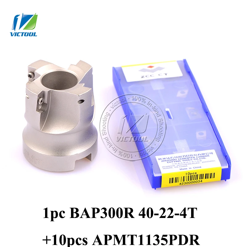 Free Shiping 1pc BAP300R-40-22-4T Milling tool with 10pcs milling insert APMT1135PDR Face Mill Shoulder Cutter BAP 300R 40-22-4T Free Shiping 1pc BAP300R-40-22-4T Milling tool with 10pcs milling insert APMT1135PDR Face Mill Shoulder Cutter BAP 300R 40-22-4T