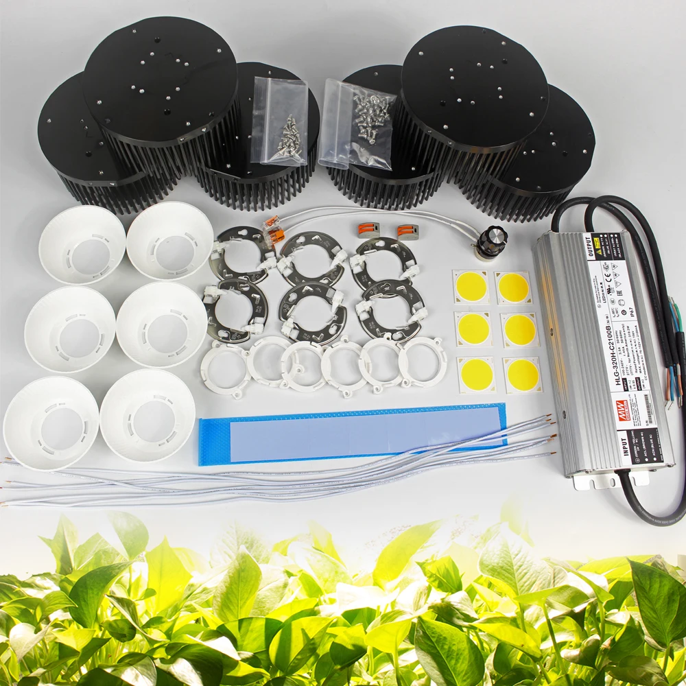 200W 300W 450W CREE Cob CXB3590 светодиодный набор промышленных ламп 3000 K/3500 K с регулируемой