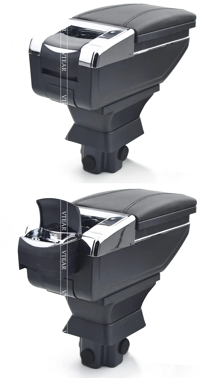 Vtear для Mazda 2/Demio/dzda2 подлокотник коробка центральный магазин содержимое коробка интерьер подлокотник хранения держатель чашки автомобиля-аксессуары для укладки
