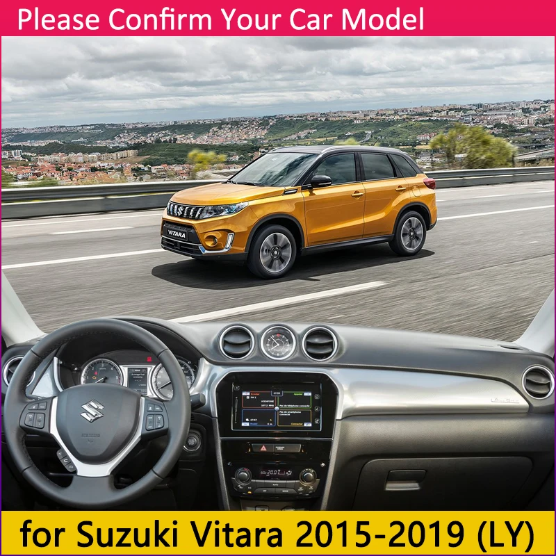 Для Suzuki Vitara LY Escudo спортивный Противоскользящий коврик для приборной панели Защита от солнца Dashmat аксессуары накидка