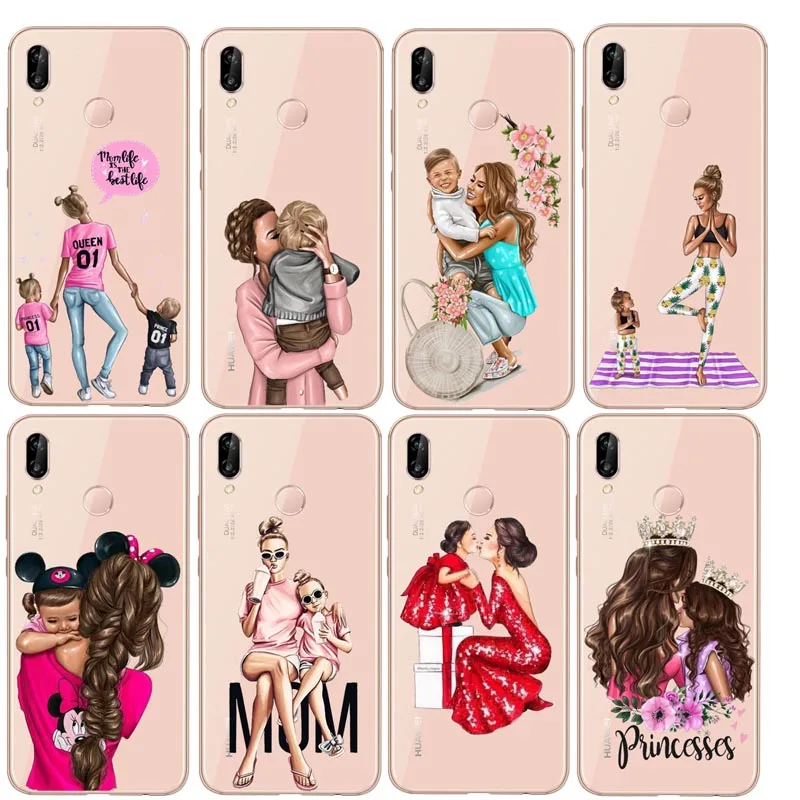 

Queen Princess 01 Super MaMa Mom of Girls Baby Mom Girl Soft Cover For Red rice NOTE5pro Xiaomi MI 6PLUS MI 8 MI 5SPLUS Cover