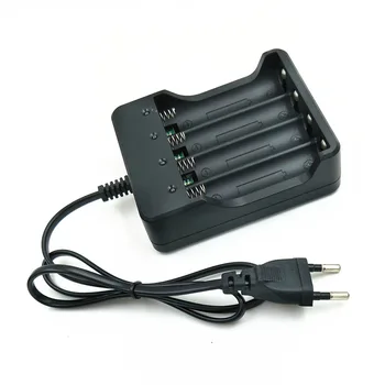 

3.7V 18650 Intelligent Battery Charger Li-ion Battery 4.2V Four Slot with short circuit protection Flashlight batteries Charger