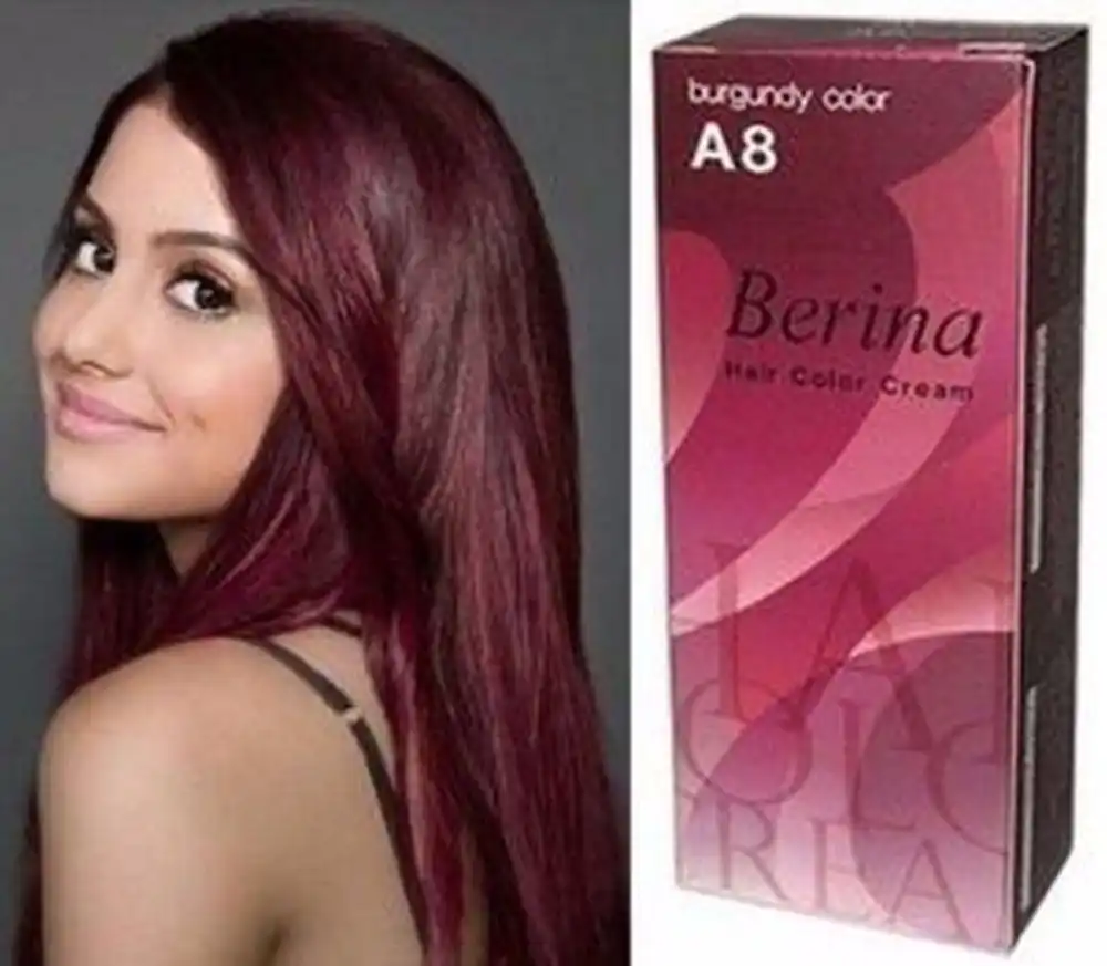 Crema De Pelo Profesional Berina Color De Tinte Permanente