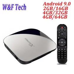 2 шт. X88 PRO tv BOX Android 9,0 Smart медиаплеер 4 Гб ОЗУ 64 Гб ПЗУ 4 K HD iptv телеприставка двойной wifi PK H96 MAX