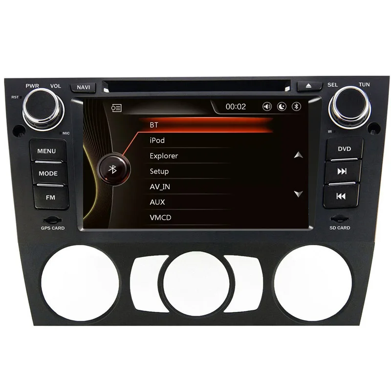 Capacitive Screen 7 Inch Car DVD Player For BMW/E90/E91/E92/E93/318/320