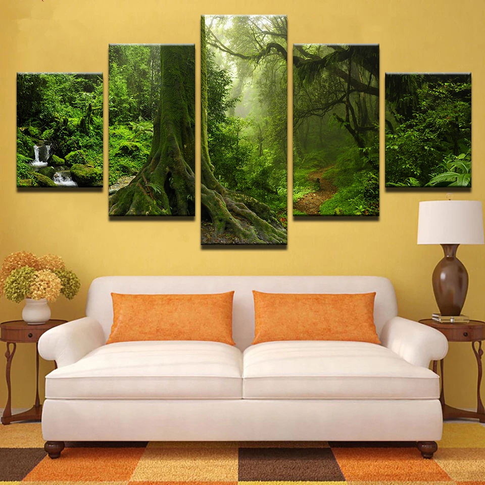 Framed Canvas HD Prints Posters Living Room Wall Art 5