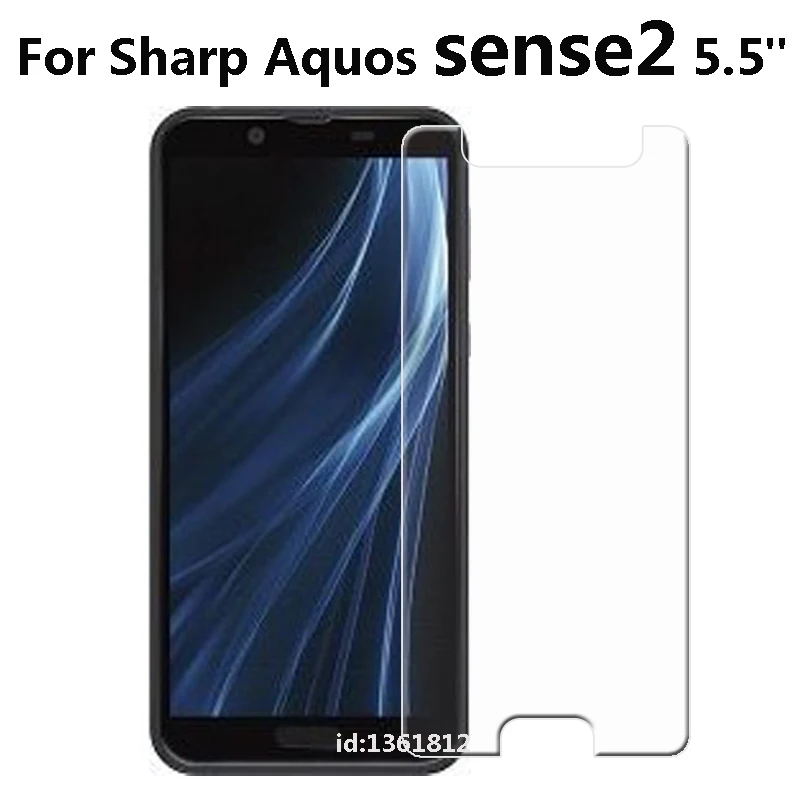 

For Sharp Aquos sense2 Tempered Glass 9H High Quality Protective Film Protector Phone Glass For Sharp Aquos sense2 5.5 inch