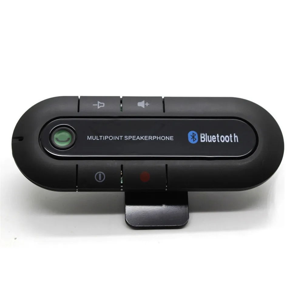 Стерео бас беспроводной Bluetooth многоточечный динамик микрофон с громкоговорителем, гарнитура громкой связи автомобильный комплект для iPhone samsung Bluetooth солнцезащитный щиток для автомобиля Комплект