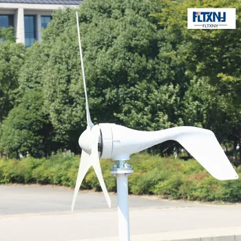 

windmill wind turbine 5 blades 3 blades small generator for wind solar hybrid streetlight system 400w 12v/24v/48v