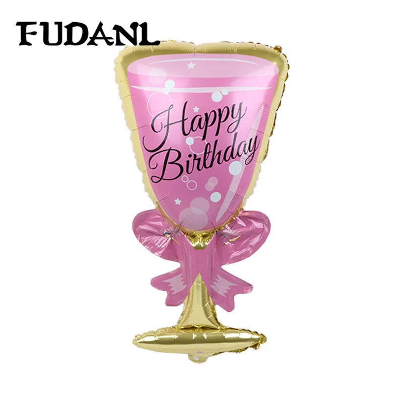 

10pcs Happy Birthday Cup Foil Balloon Baby Shower Happy Birthday Party Decor Adult Kids Inflatable Wedding Ballons Party Ballon