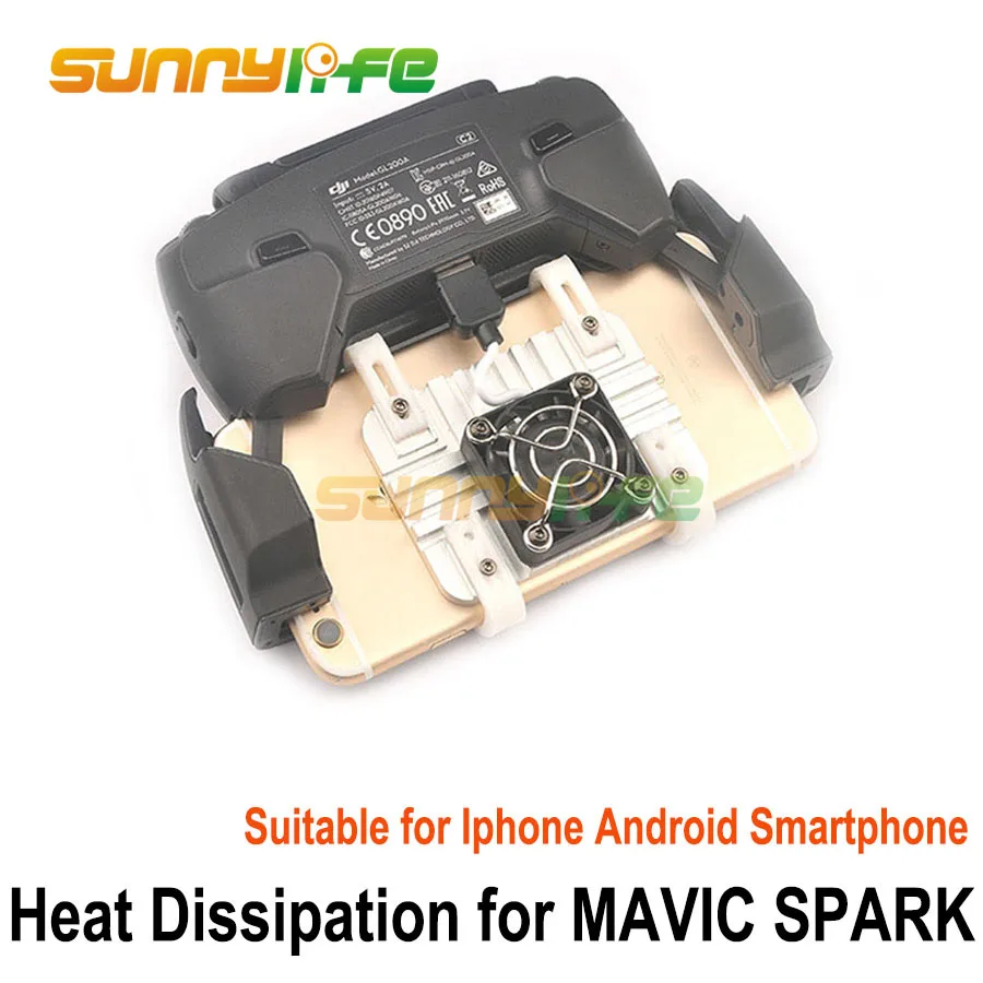 Smartphone Heat Dissipation System for DJI MAVIC SPARK Suitable for Iphone Android Smartphone