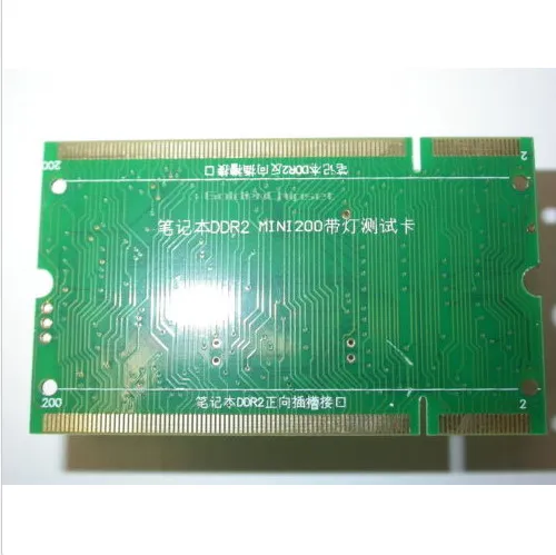 Новый лэптоп ноутбук память DDR2 Тестовая карта SDRAM светодиодный тестовый er с