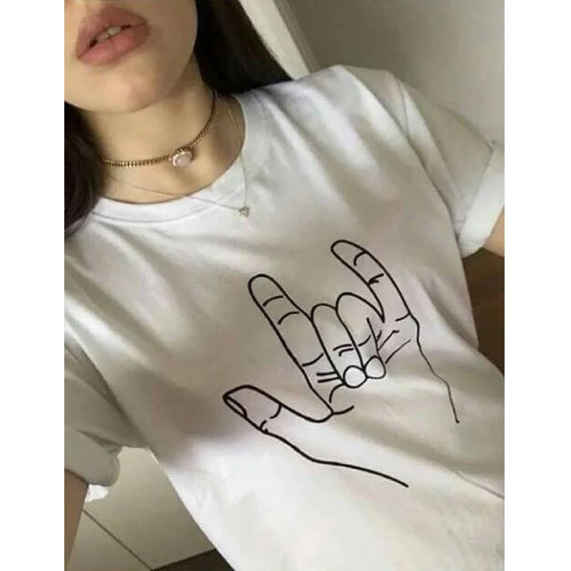 HASL Hands Shirt, Sign Language Tee, I Love you ASL, Cool Shirts
