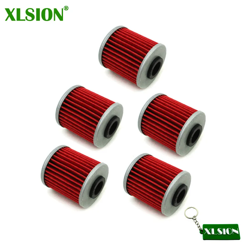 XLSION 5x масляный фильтр для KAWASAKI KX450F KX250F KX250 SUZUKI RMZ450 RMZ250 RMX450Z FL125 SDW BETA EVO 250 300 SPORT 4-х