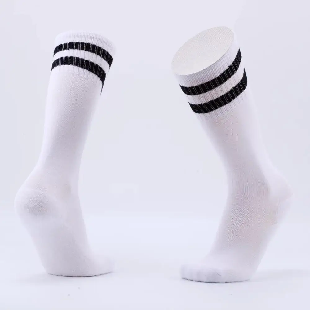 Детские футбольные носки качество дышащий профессии в полоску для мальчиков Нескользящие эластичные носки до колена Футбол учебного оборудования DH/06 - Цвет: picture color