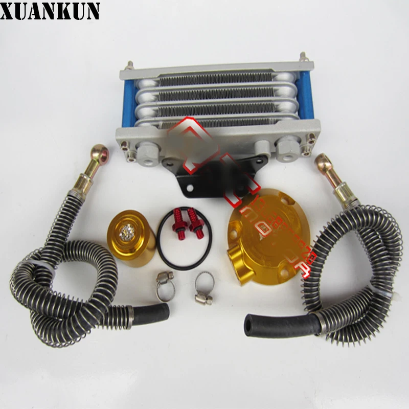 

XUANKUN GN / GZ / GSX / EN / GS Motorcycle Modified Oil Cooler Oil Radiator CNC Oil Cooler